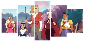 She Ra And The Princess Of Power Panel paint by numbers