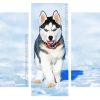 Siberian Husky panels paint by numbers