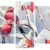 Snow Birds panels paint by numbers