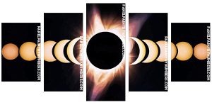 Solar Eclipse Evolution Panel paint by numbers