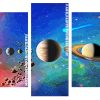 Solar System planets panels paint by numbers