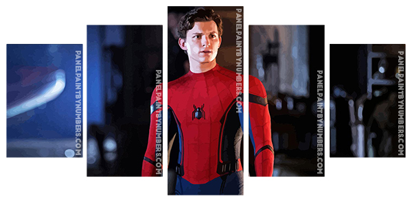 Spiderman Tom Holland  paint by numbers