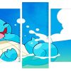 Squirtle Pokemon Panels paint by numbers