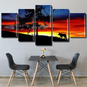 Sunset Dog paint by numbers