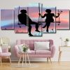 Swinging Couple Silhouette panels paint by numbers