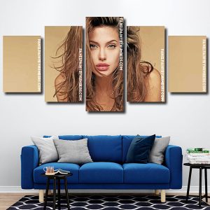 Angelina Jolie Panels paint by numbers