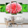 Pink Dahlia Flower Panels paint by numbers