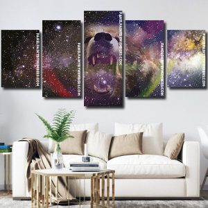 Bear Into The Space Panels paint by numbers