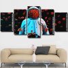 Aesthetic Astronaut With Flowers And Gravity Panels paint by numbers