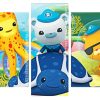 The Octonauts Animation Characters Panels paint by numbers