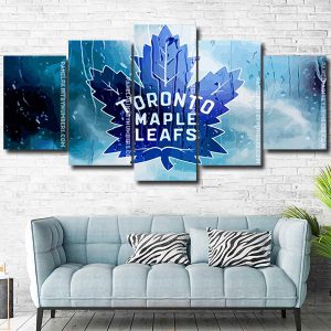 Toronto Maple Leafs Hockey Team Logo Panels paint by numbers