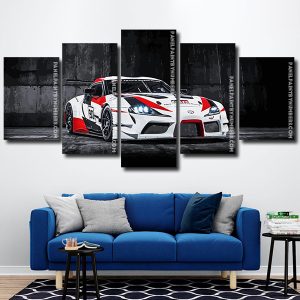 Toyota GR Supra panels paint by numbers