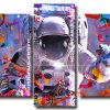 Trippy Astronaut man Panels paint by numbers