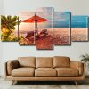 Tropical Beach Island Panels paint by numbers