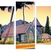 Waioli Huiia Church Hawaii panels paint by numbers