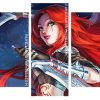 Warrior Katarina panels paint by numbers