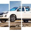 White Isuzu D Max pàanels paint by numbers