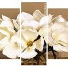 White Magnolias Bouquet Panels paint by numbers