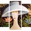 Woman Wearing Hat panels paint by numbers