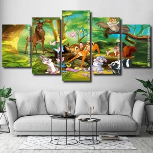 Aesthetic Bambi Disney panels paint by numbers