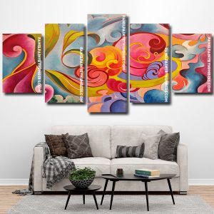 aesthetic abstract art Panel paint by numbers