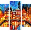 aesthetic amsterdam canal panels paint by numbers