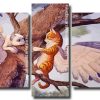 angel cats Panels paint by numbers