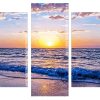 beach sunset Panels paint by numbers