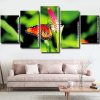 butterfly In flower plant panel paint by numbers