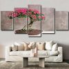 cherry blossom bonsai tree Panel paint by numbers