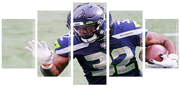 chris carson Seahawks Player Panels paint by numbers