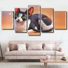 cute cat with big ears Panel paint by numbers