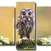 cute owl bird Panels paint by numbers