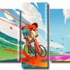 cyclist Art Panels paint by numbers