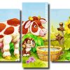 farm animals Panels paint by numbers