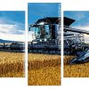 farming Combine harvester Panels paint by numbers