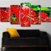 flamboyant flower plant Panel paint by numbers