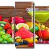 fruit and juices Panels paint by numbers