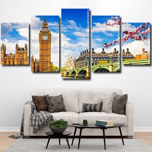 london big ben tower panel paint by numbers