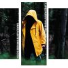 man With yellow Coat In The Forest panels paint by numbers