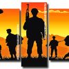 military soldiers Panels paint by numbers