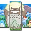 my neighbor totoro Panels paint by numbers