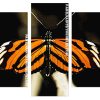 orange butterfly insect panels paint by numbers