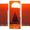 sailboat sunset Panels paint by numbers