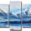 snowy mountain landscape Panels paint by numbers