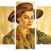 soldier lady panels paint by numbers