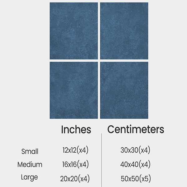 square panel paint by number size