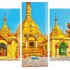 Sule Pagoda Maynmar Panels paint by numbers