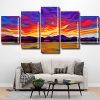 sunset landscape Panel paint by numbers