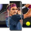 tennis player roger federer Panels paint by numbers